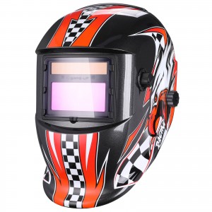 UNMT-Orange Eagle Welding Helmet for Mig Tig Arc